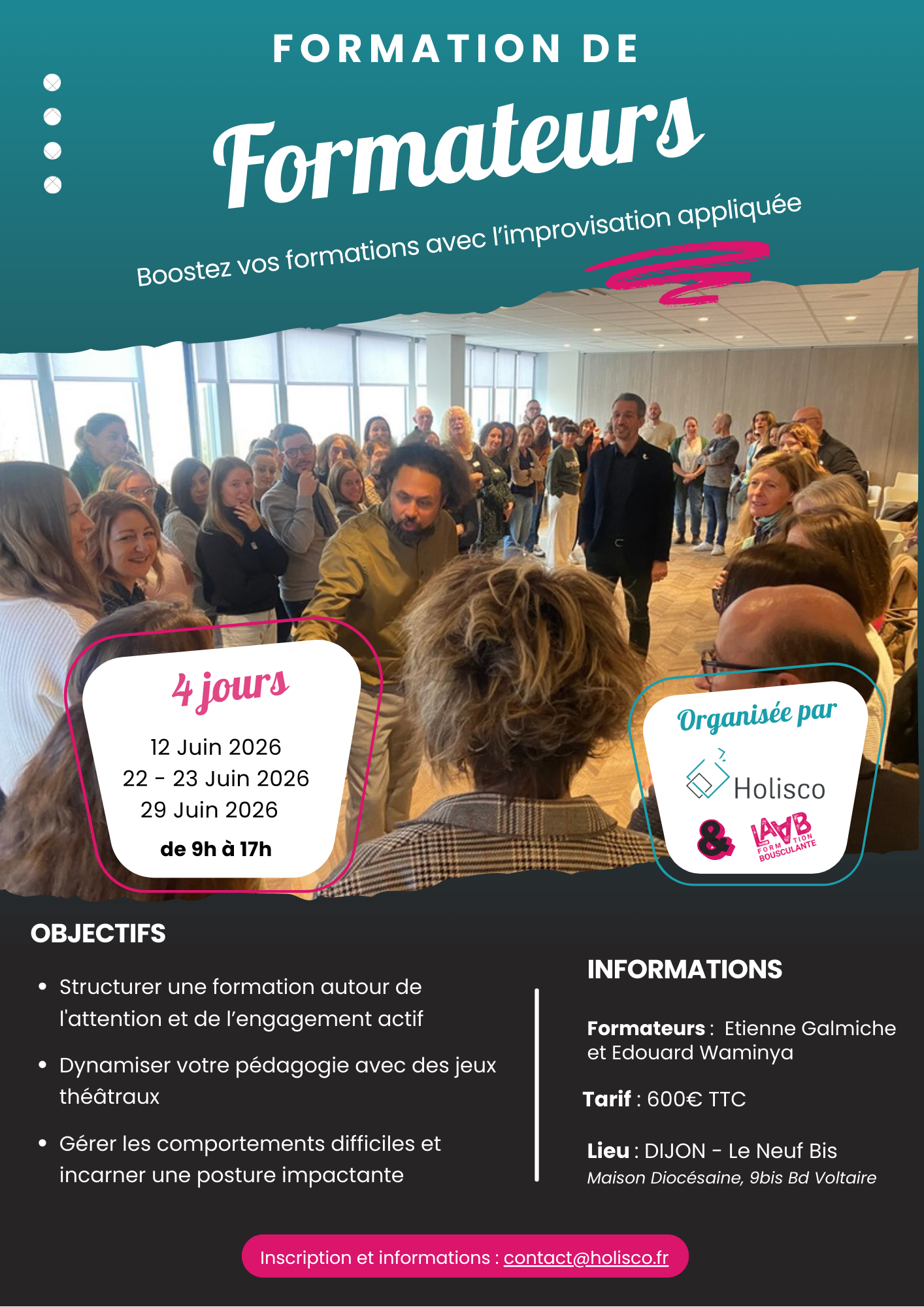 Formation de formateurs à Dijon