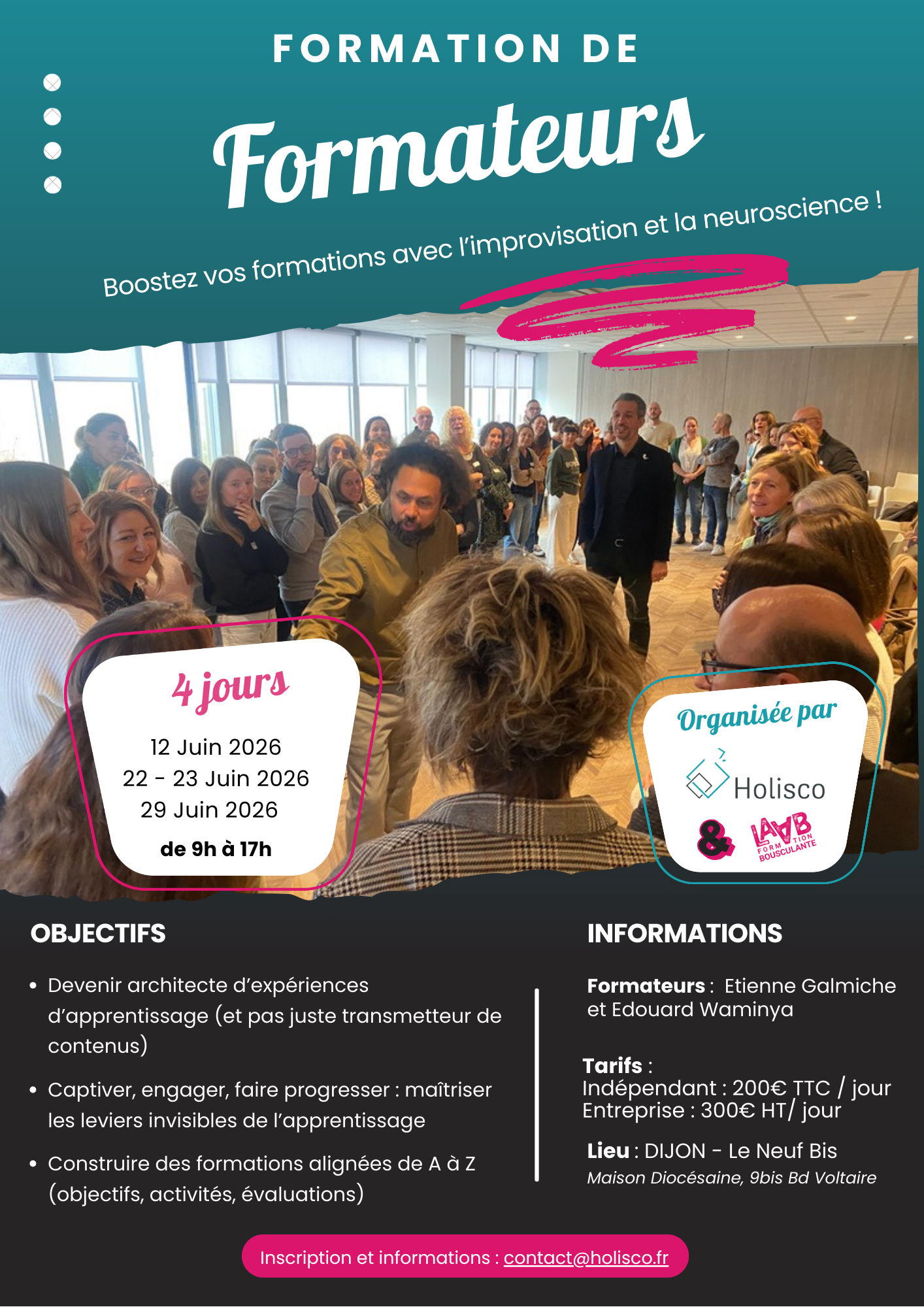 Formation de formateurs à Dijon